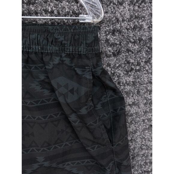 Chubbies Swim Trunks Mens 2XL Black Gray Aztec Southwest Print Lined Stretch - Picture 6 of 13
